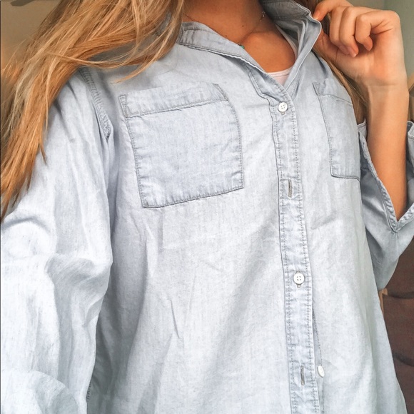 WORN ONCE thread and supply button up - Picture 2 of 4